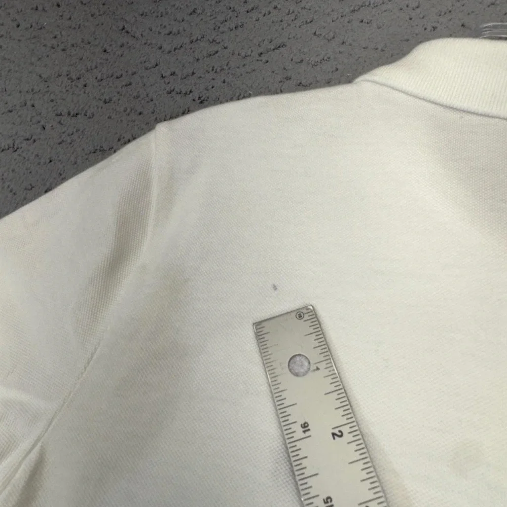 Polo Ralph Lauren Dress Womens Medium White Shirt Dress Polo Short Sleeve Cotton